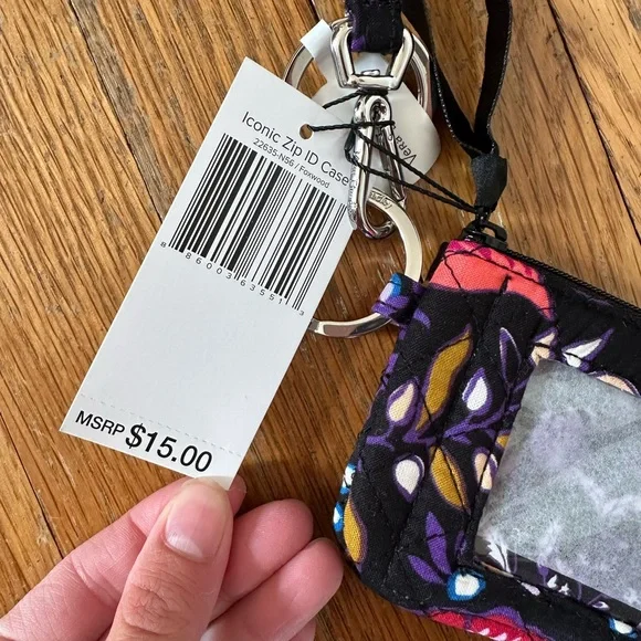 Vera Bradley Iconic Lanyard and Zip ID Case - Set of 2 - Picture 5 of 10